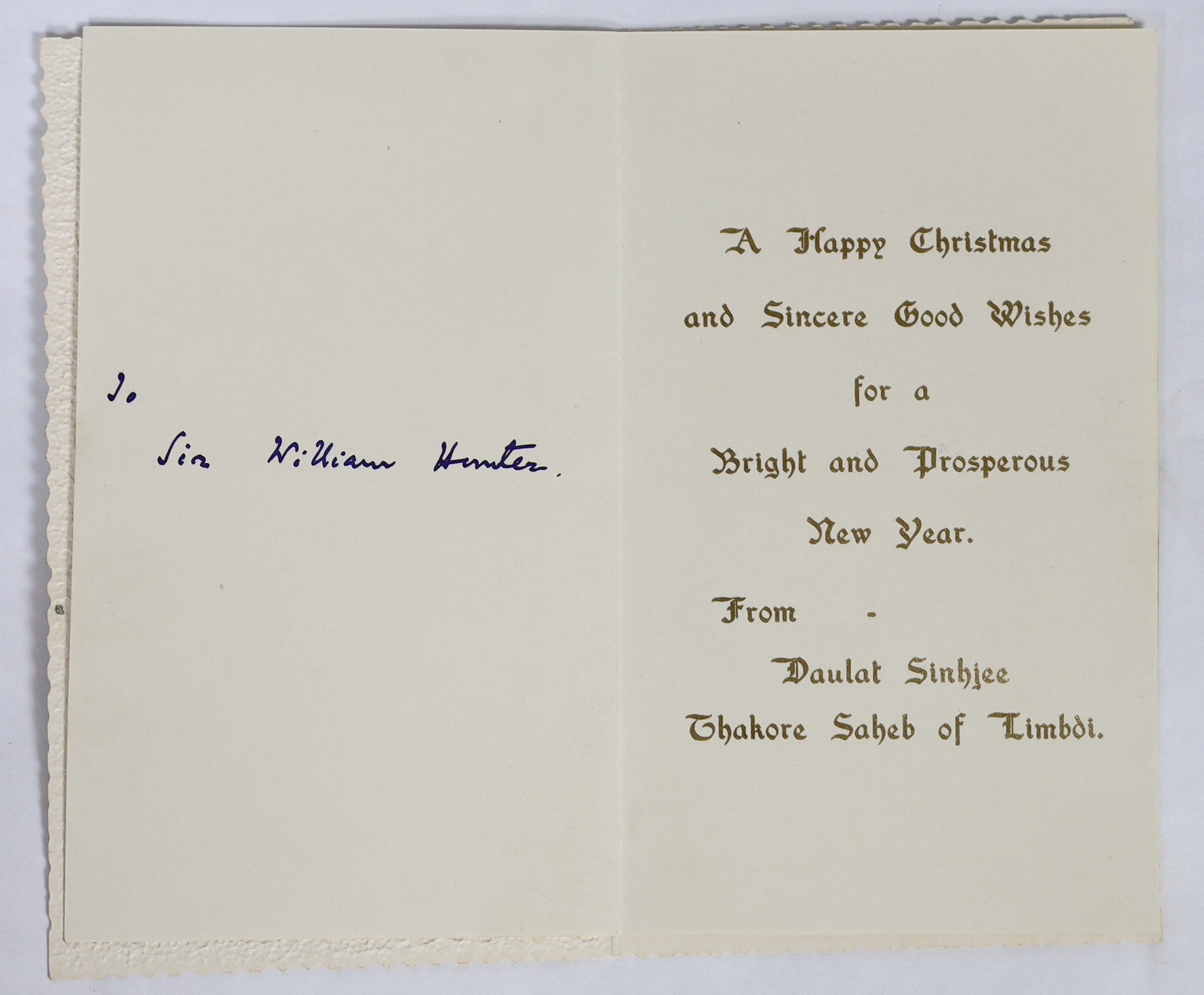 Indian Interest: CAXTON WORKS. Souvenir. 'Kathiawar Tour of His Excellency Sir George Sydenham Clarke, Governor of Bombay, 1910', a leather bound album of photographs by Bourne & Shepherd, presentation copy to Sir Willia